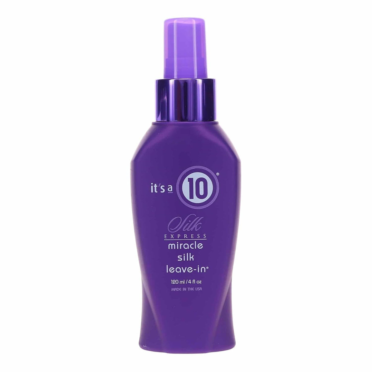 It's A 10 front packaging showing 4 oz bottle and brand benefits