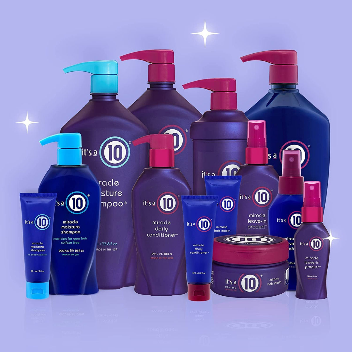 It's a 10 beside common items to show 10 oz size and travel convenience