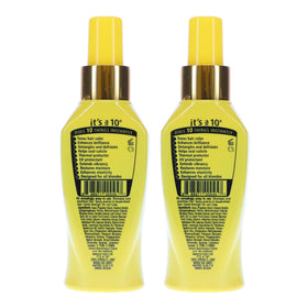 It's a 10 being sprayed onto blonde hair to detangle and boost shine