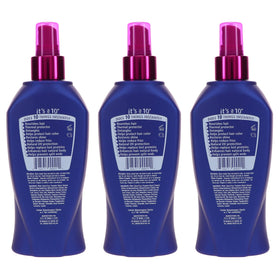 It's a 10 swatch on hair strand showing instant shine and smoothness