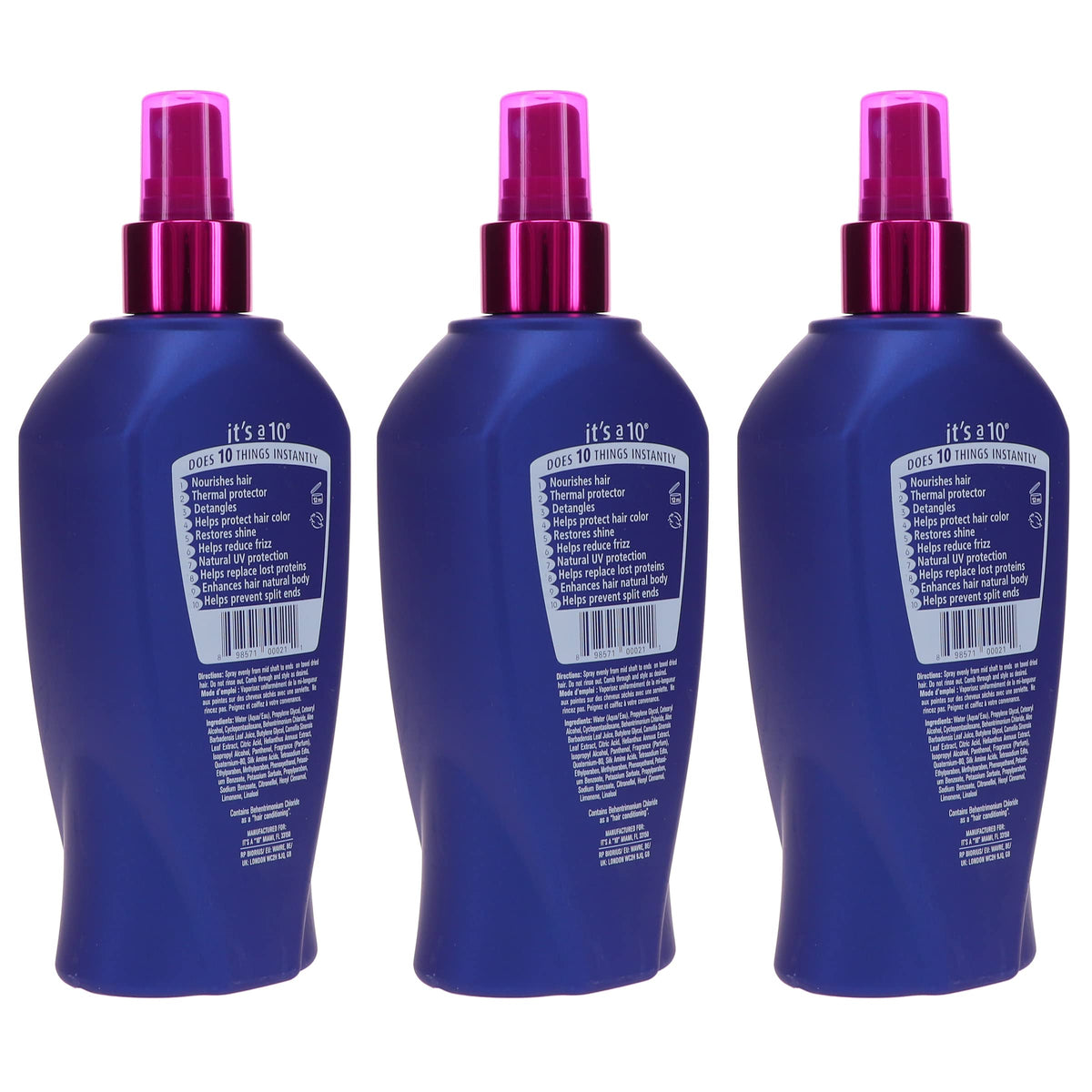 It's a 10 texture dispensed on hand showing lightweight, non-greasy finish