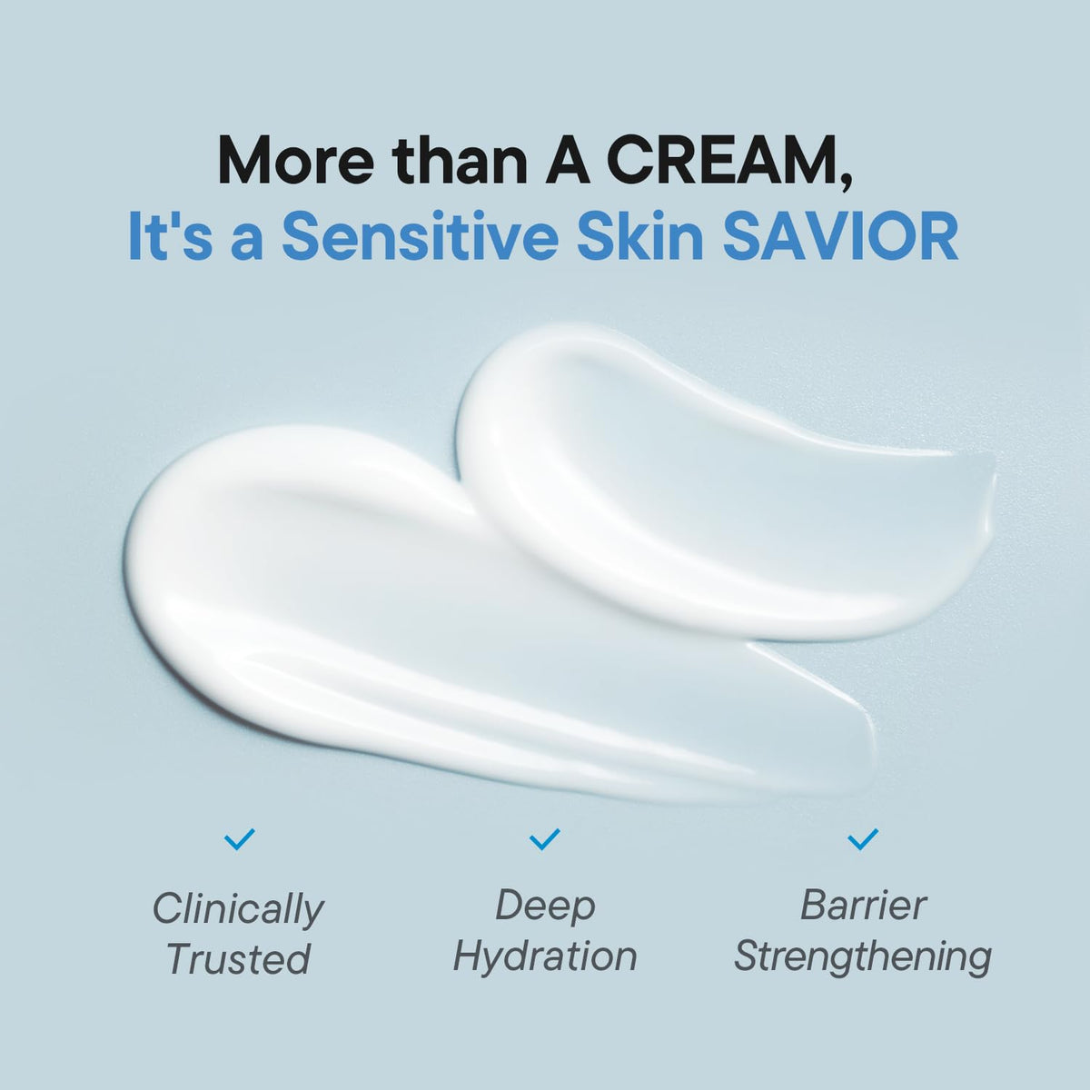 IUNIK open jar showing creamy texture and fast-absorbing finish