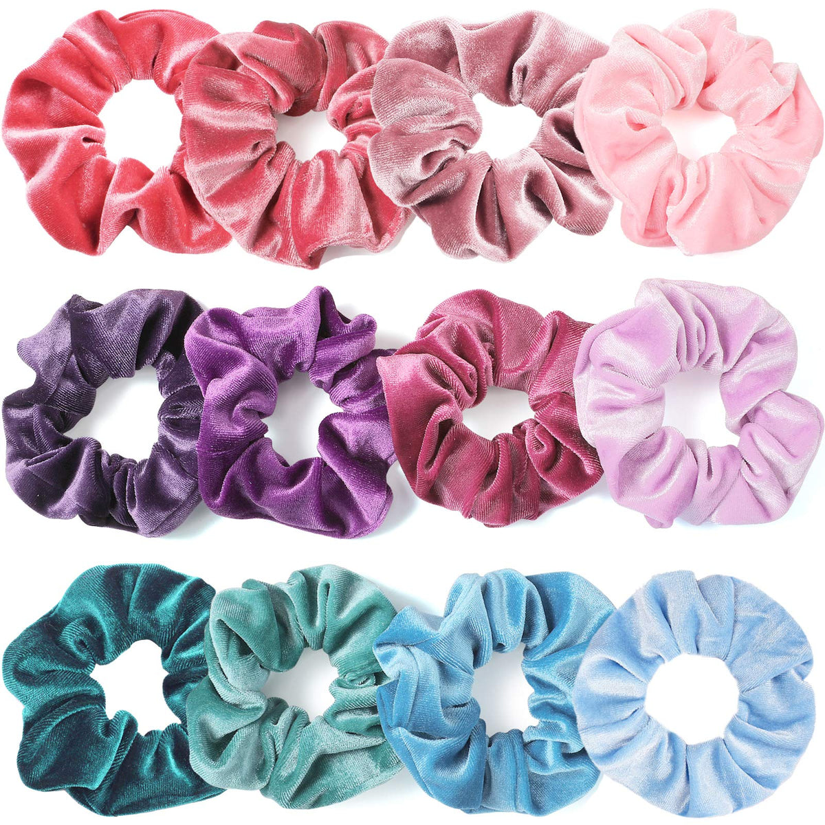 IVARYSS front packaging showing 12 scrunchies as a value set and styling convenience