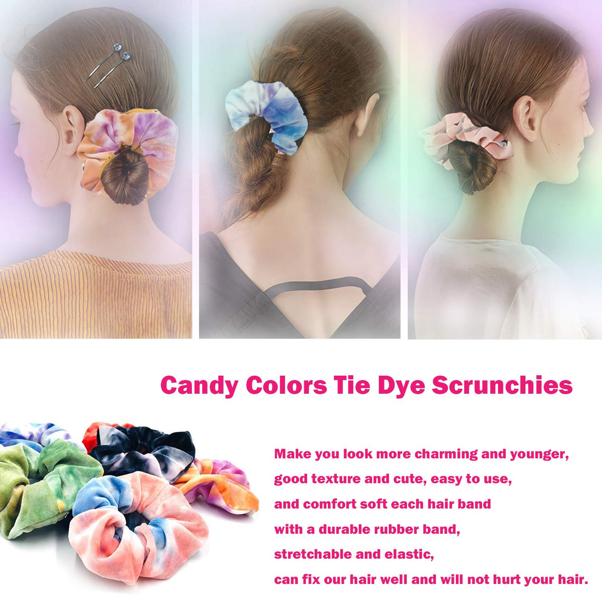 IVARYSS scrunchie worn on wrist as accessory showing dual use and style benefit