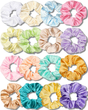 ivaryss front packaging showing 16-piece scrunchies set and styling variety