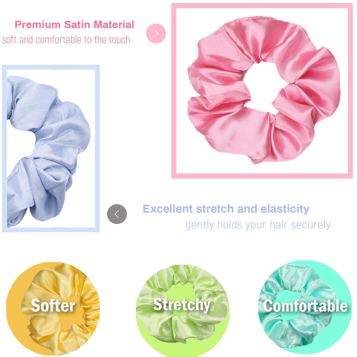 ivaryss satin fabric close-up highlighting smooth texture for less friction