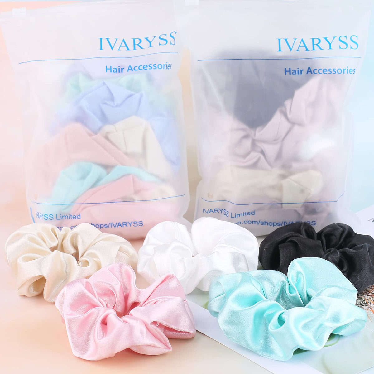 ivaryss scrunchie used while sleeping reducing hair breakage overnight