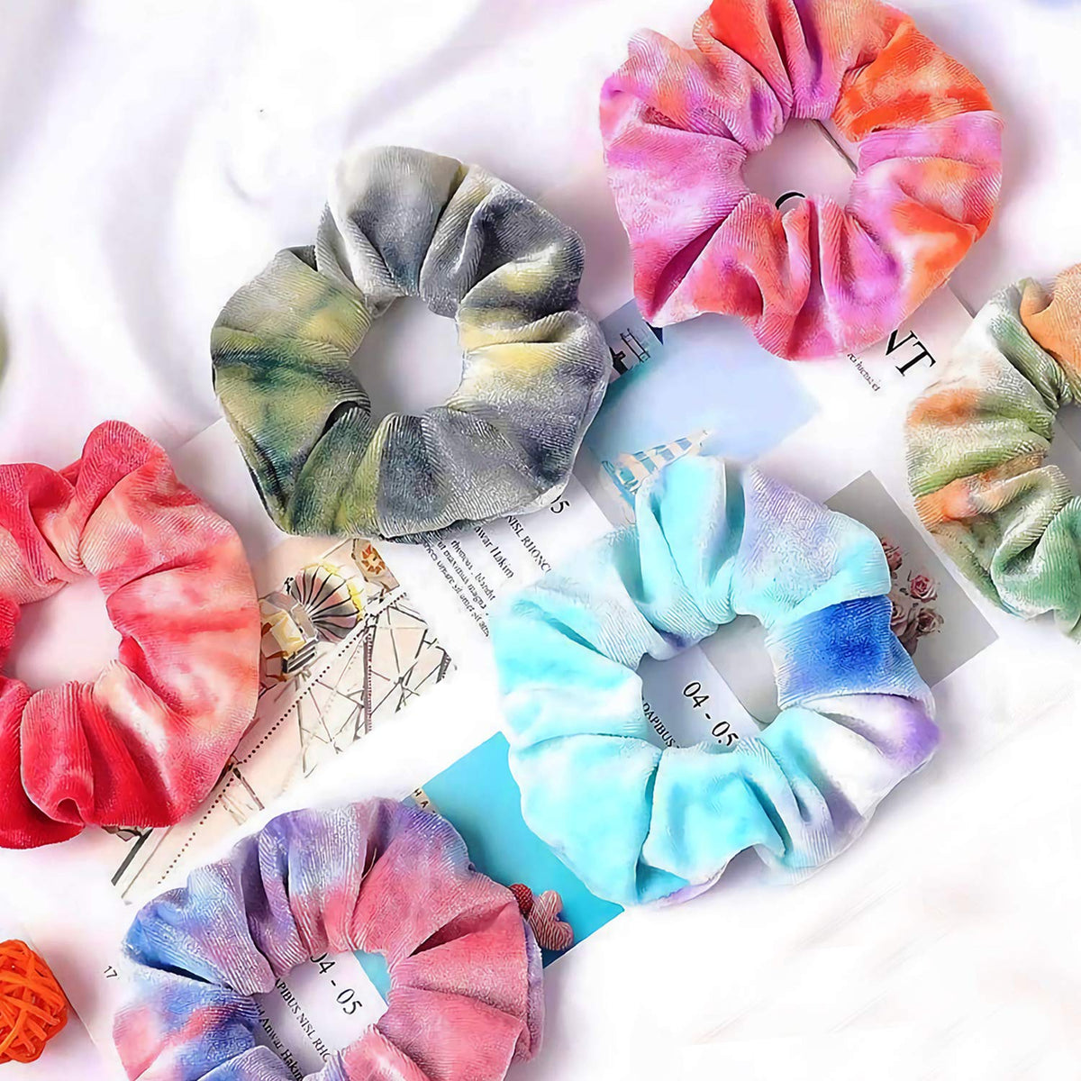 IVARYSS scrunchie holding a ponytail demonstrating reliable grip without creasing