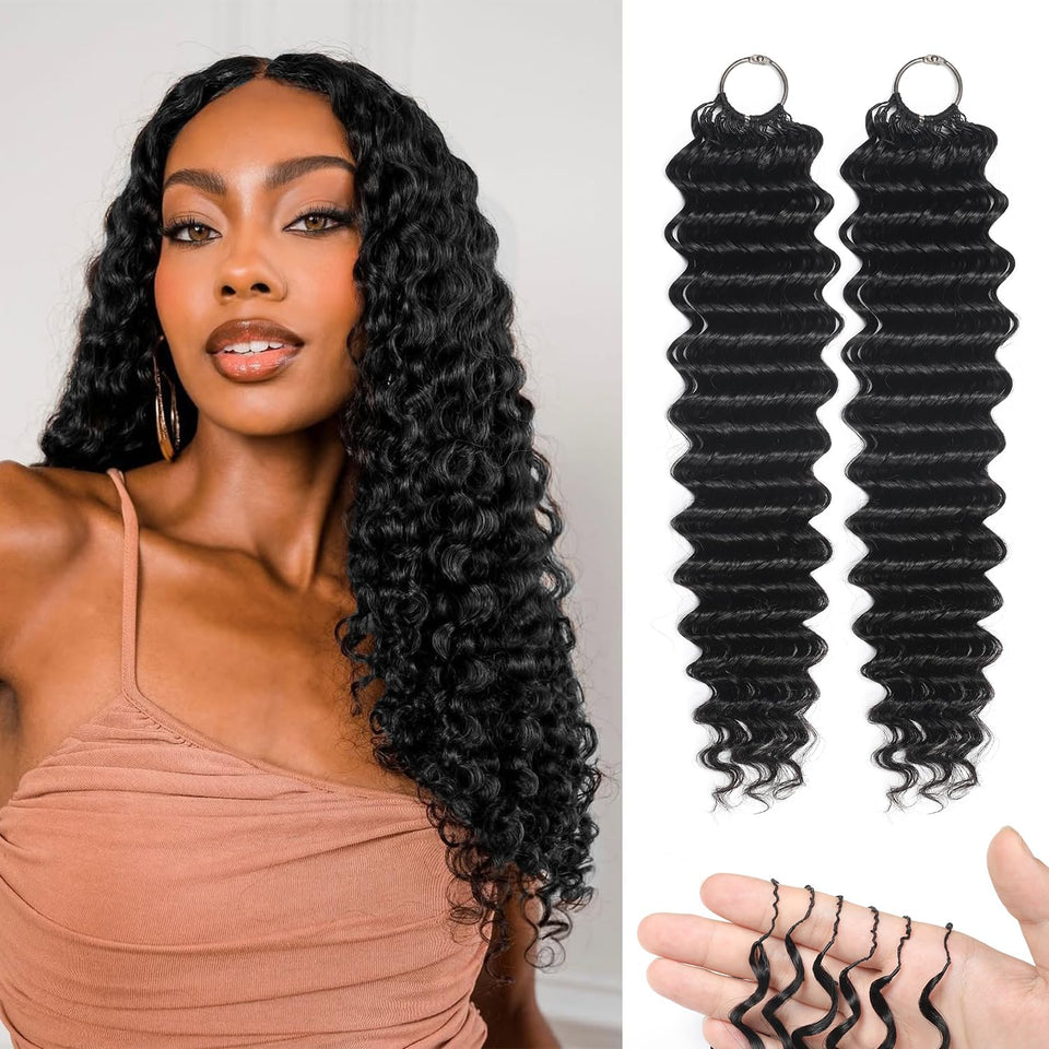 IVCoco front packaging showing 18 inch deep wave bundles for easy selection