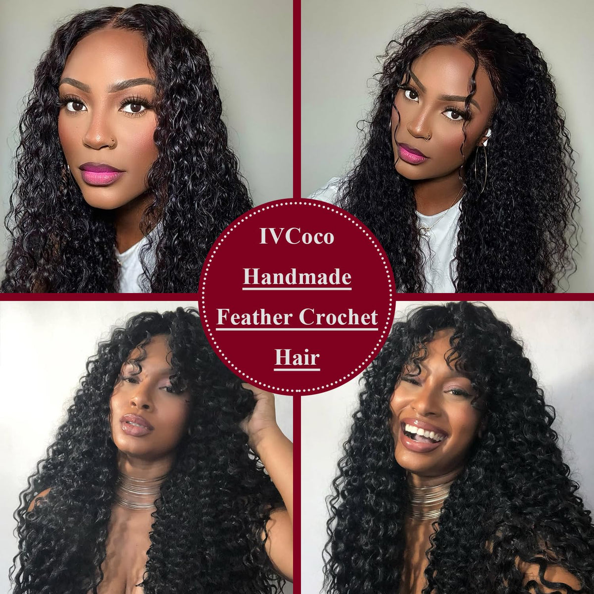 IVCoco styled high ponytail lifestyle image showing volume and movement