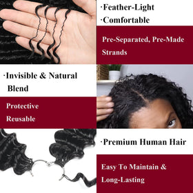 IVCoco deep wave texture detail highlighting soft, natural-looking waves