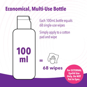 iVIZIA bottle beside ruler showing 3.3 fl oz size for travel-friendly convenience benefit