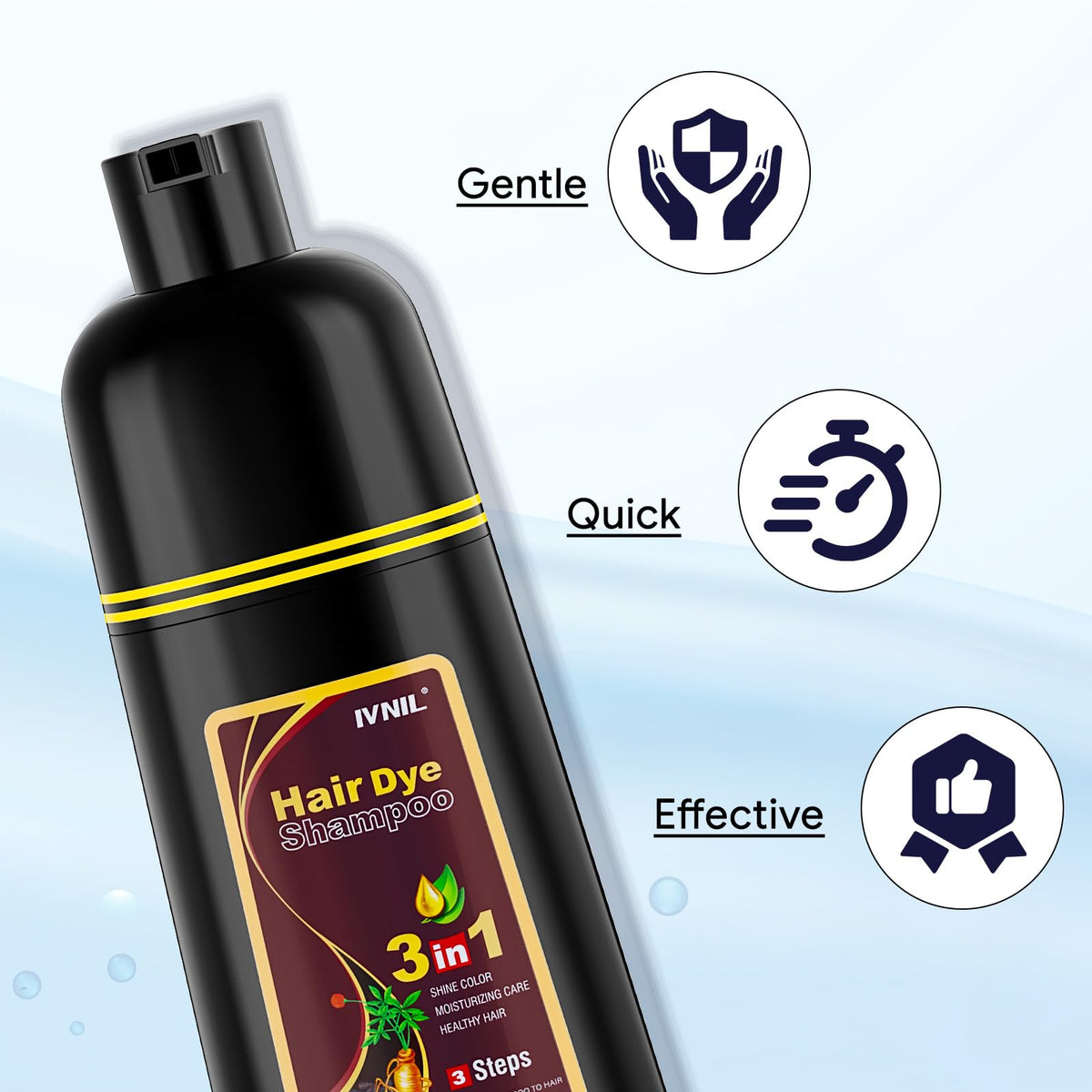 Ivnil product label and instructions showing clear usage guidance