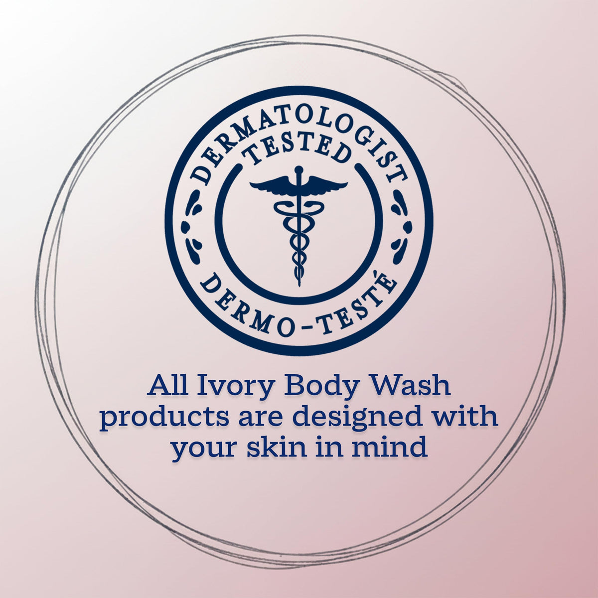 Ivory body wash on bathroom shelf reflecting tidy, everyday routine