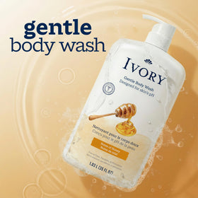 Ivory foam with honey scent bubbles demonstrating mild lather and gentle cleansing benefit