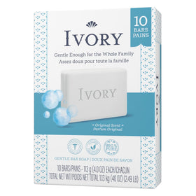 Ivory lather on hands demonstrating mild foam and effective cleaning