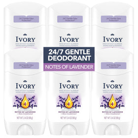 Ivory front packaging hint of lavender showing clean design and gentle protection