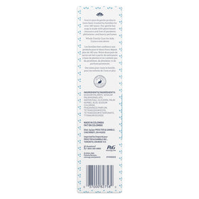 Ivory label close-up showing simple ingredients for fewer irritants