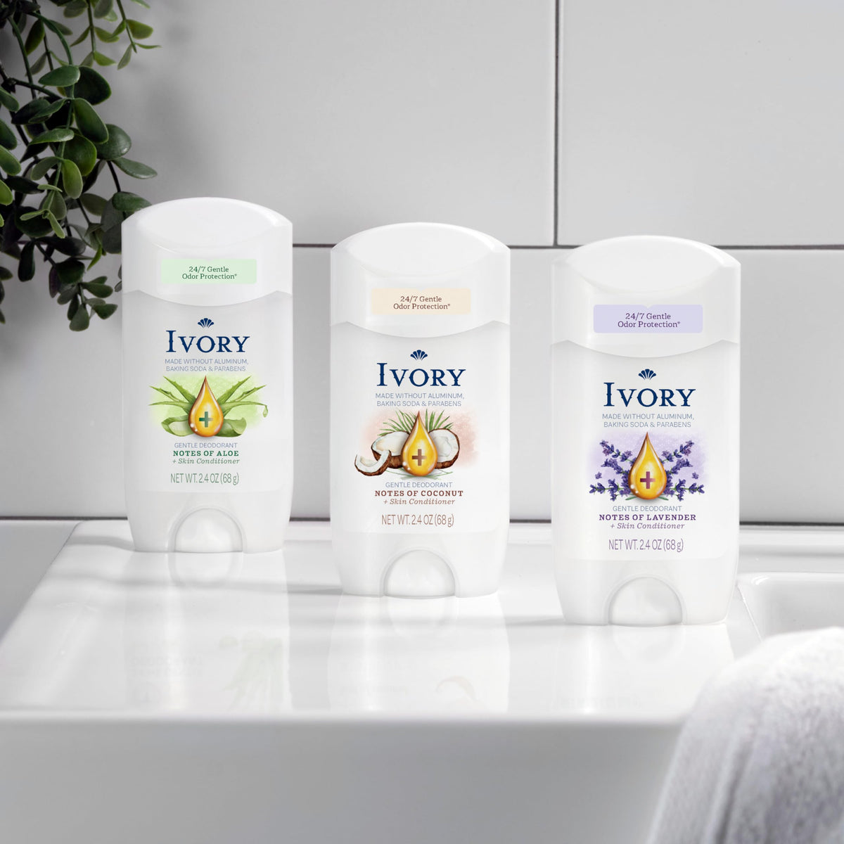 Lavender illustration representing Ivory fragrance note and subtle fresh scent
