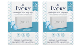 Ivory pack front showing 20 bars and simple packaging for dependable supply