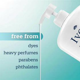 Detailed view of Ivory Sensitive label highlighting NEA acceptance and ingredient simplicity