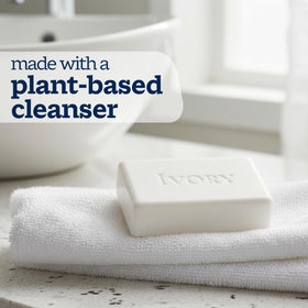 Ivory sensitive ingredient label detail showing simple, high-purity composition
