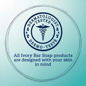 Ivory sensitive bar beside hand for scale showing compact travel-friendly size