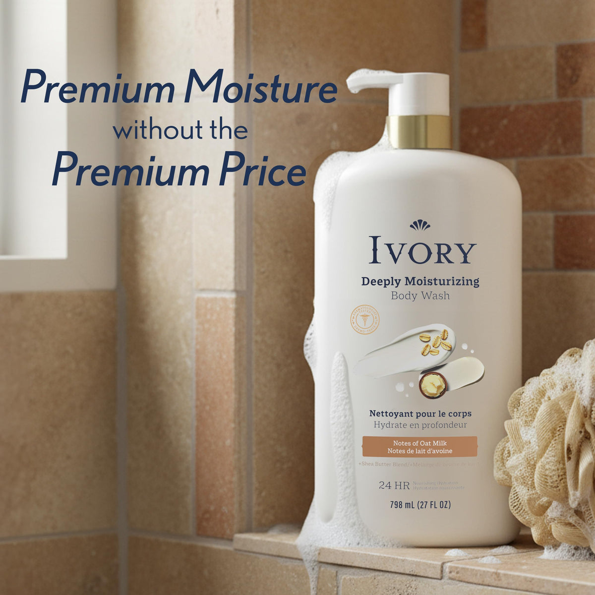 Ivory size comparison 27oz next to hand to show large supply and cost-effective benefit