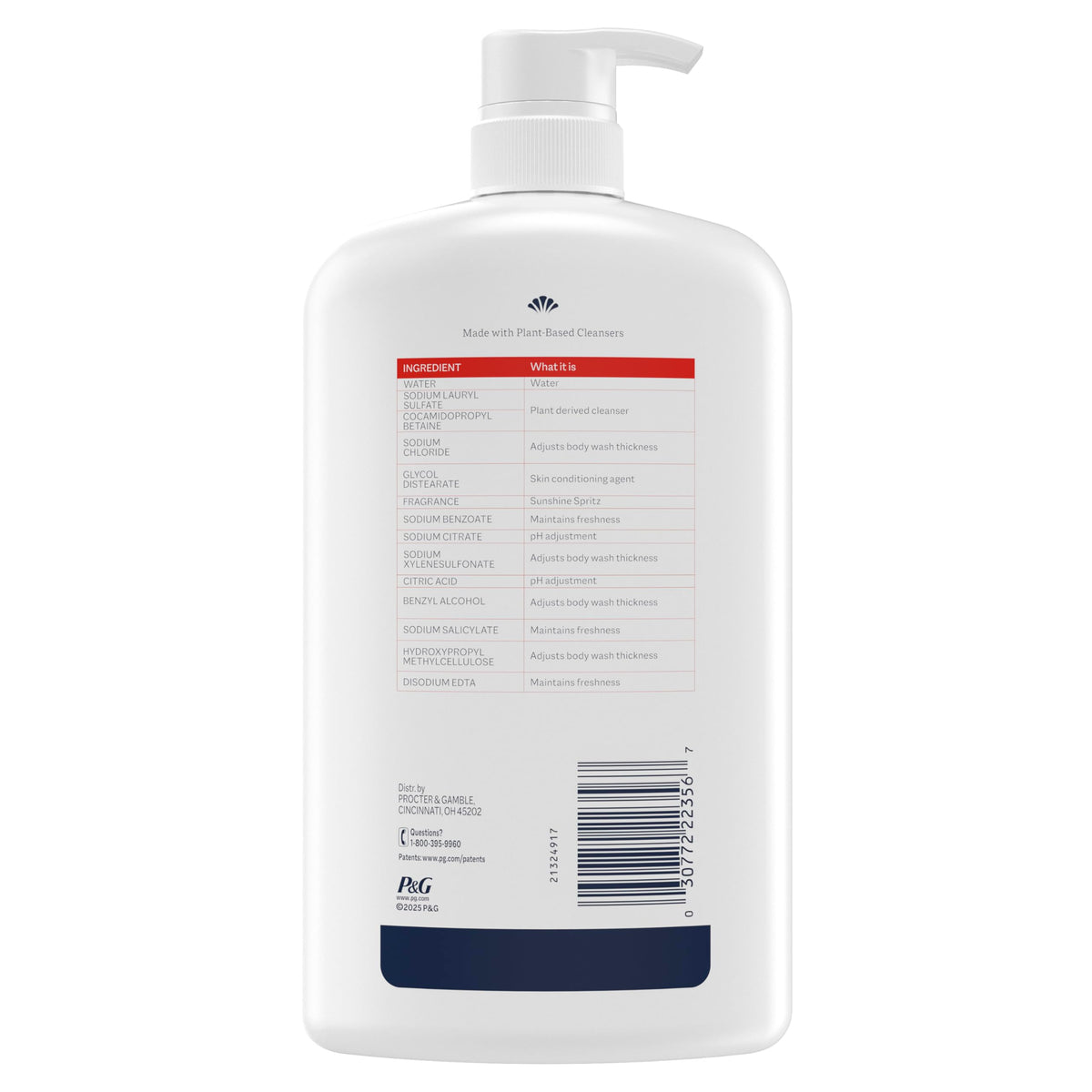 Packaging detail with recyclable symbol showing environmental care benefit