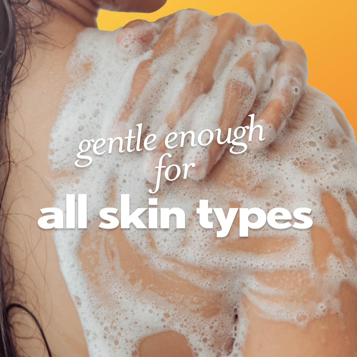 Ivory lather texture on hand showing soft foam and mild cleansing benefit