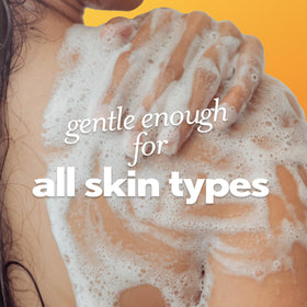 Ivory lather texture on hand showing soft foam and mild cleansing benefit