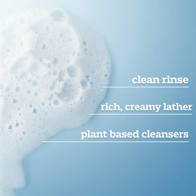 Ivory texture close-up foam showing gentle lather and soft cleansing