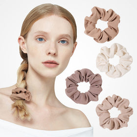 Ivyu cotton fabric close-up revealing soft texture that protects hair