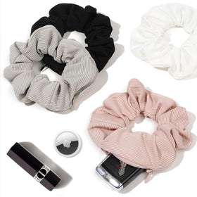 Ivyu front packaging showing scrunchie and discreet pocket benefit
