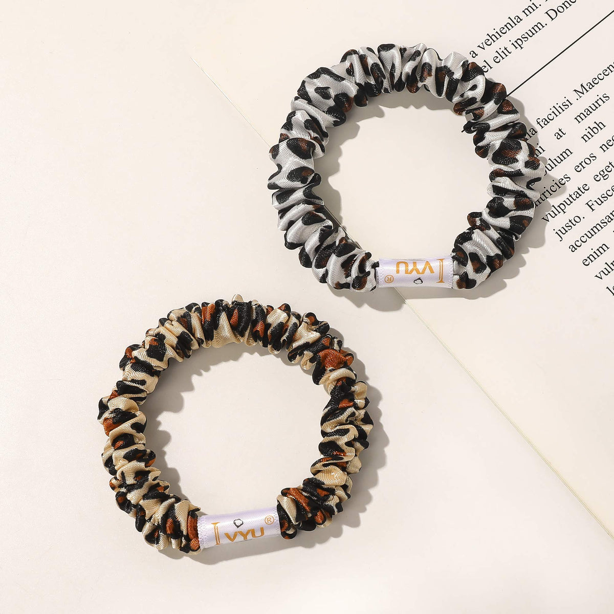 Ivyu scrunchies arranged in gift-ready packaging ideal for presents and party favors