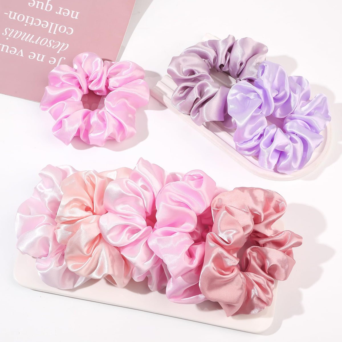 Ivyu scrunchie holding a thick curly bun with gentle, no-dent benefit