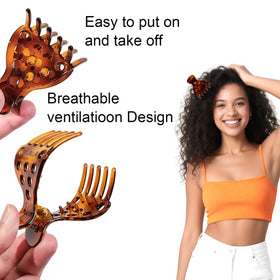 Ivyu side profile open claw demonstrating smooth edges and gentle grip