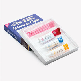 J. Denis application in use on brow demonstrating natural-feel results