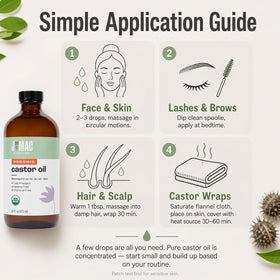 J MAC BOTANICALS applied to hair ends in treatment showcasing deep conditioning benefit