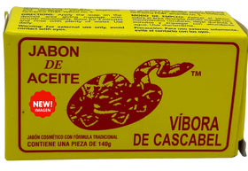 JABON DE ACEITE VIBORA DE CASCABEL in shower for full-body cleansing routine