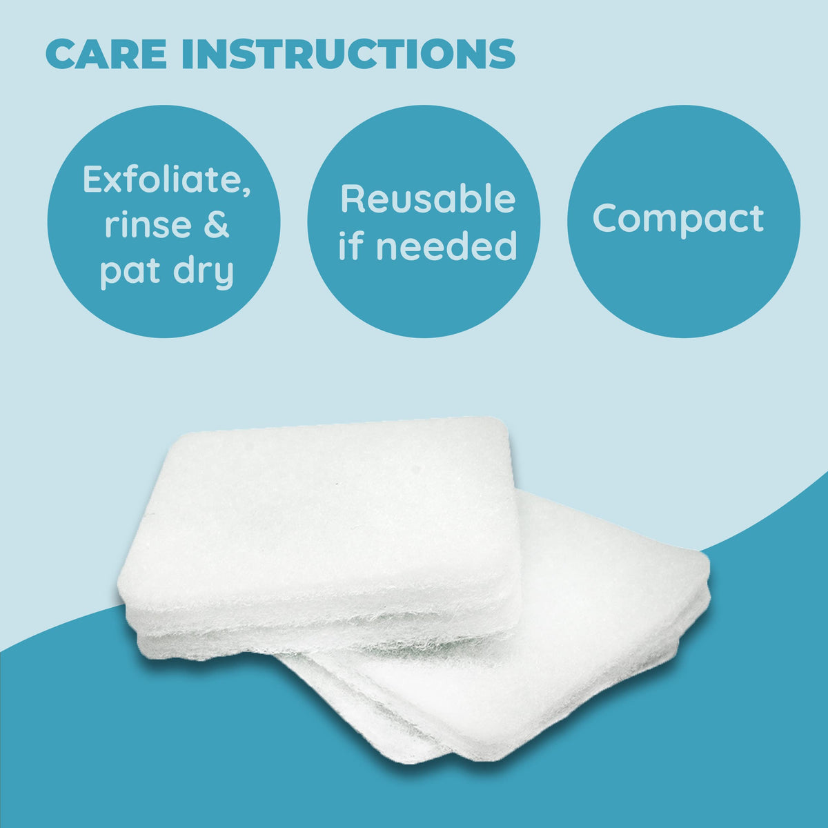 Jacent pad with cleanser in use removing foundation and impurities