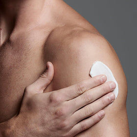 Jack Black lotion applied after workout demonstrating cooling relief