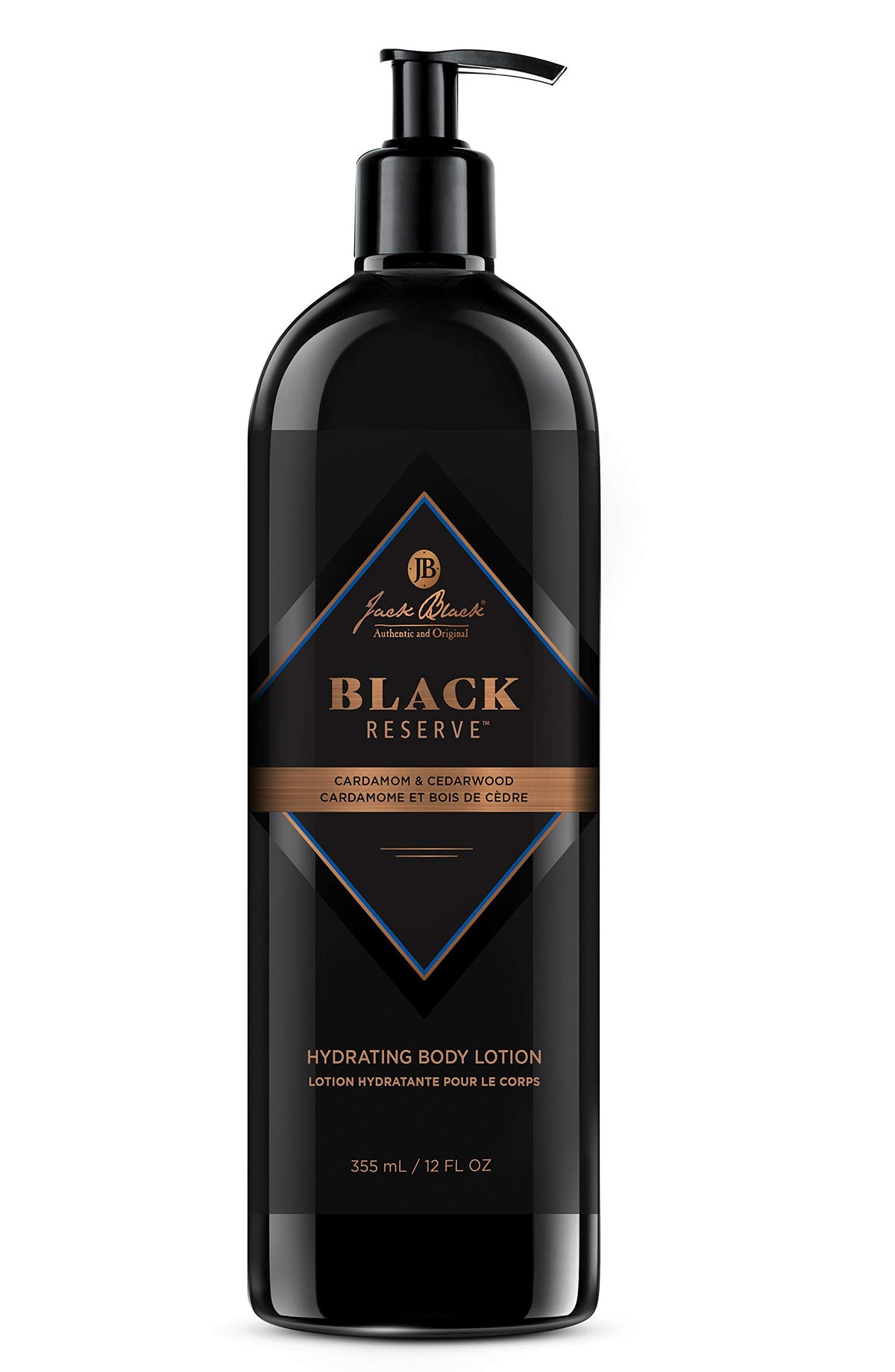 Jack Black Black Reserve front bottle showing label and size for confident purchase