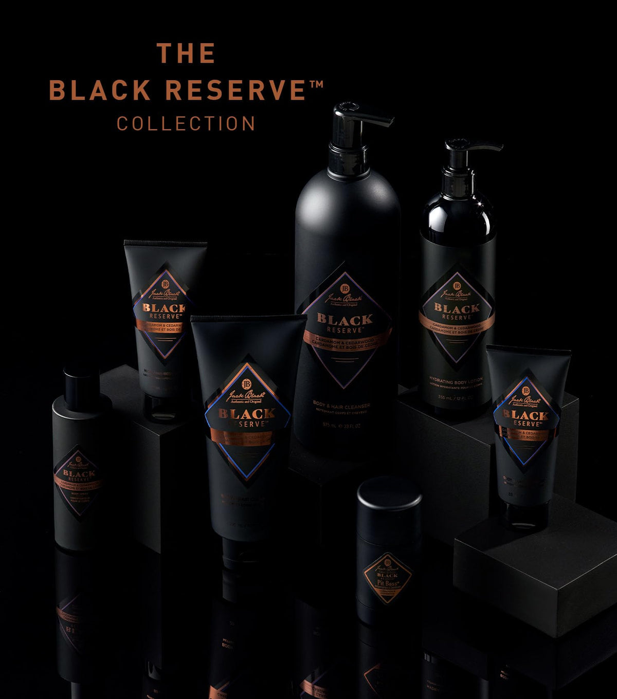 Jack Black bottle held in hand to show 33 fl oz scale and value size