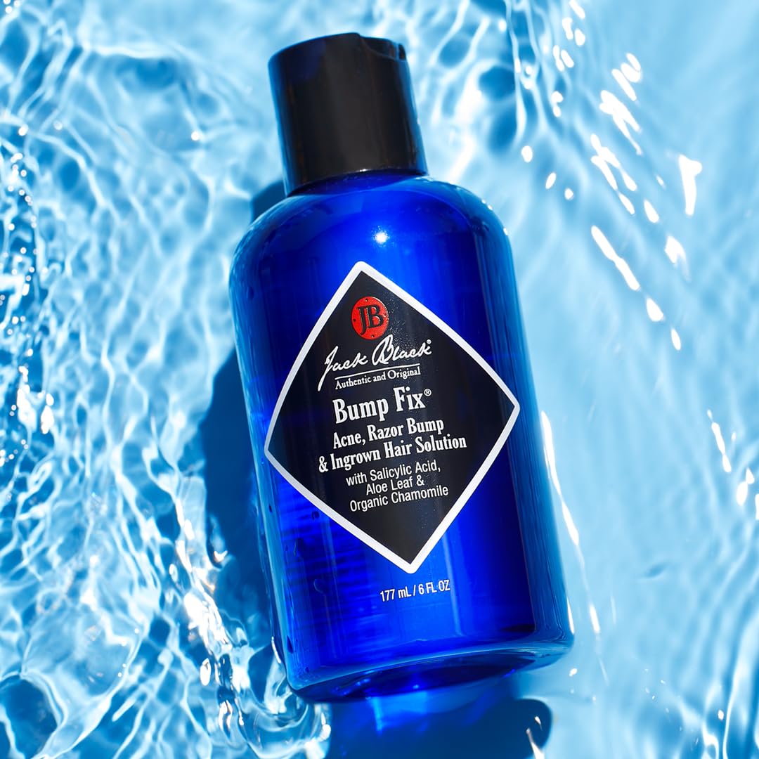 Jack Black product being applied to skin demonstrating gentle exfoliation and calm