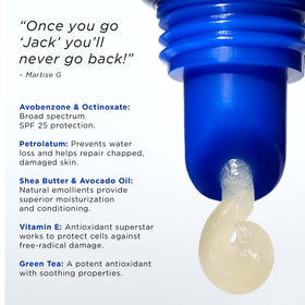 jack black Double-Duty moisturizer SPF 20 pump detail delivering lightweight protection