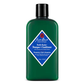 Jack Black front bottle view showing label and 16 oz size, clear product benefit
