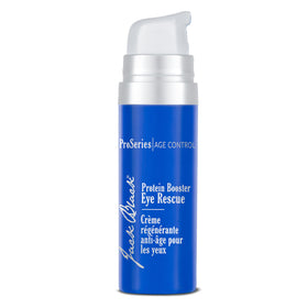 Jack Black Protein Booster Eye Rescue front tube showing label and size, promotes anti-aging benefits