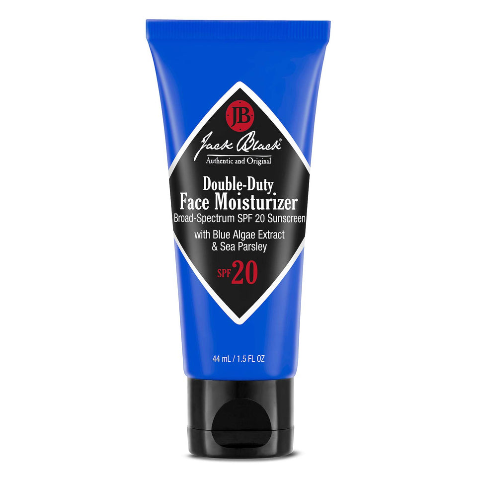 Jack Black front packaging showing tube and label, highlights daily protection benefit