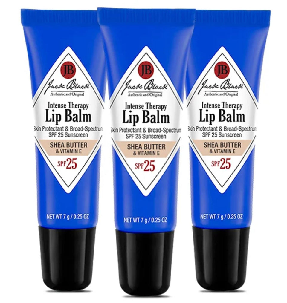 Jack Black front packaging showing three tubes and SPF benefit